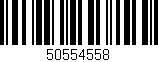 Código de barras (EAN, GTIN, SKU, ISBN): '50554558'