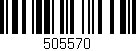 Código de barras (EAN, GTIN, SKU, ISBN): '505570'