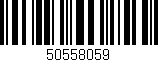 Código de barras (EAN, GTIN, SKU, ISBN): '50558059'