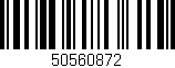 Código de barras (EAN, GTIN, SKU, ISBN): '50560872'