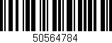 Código de barras (EAN, GTIN, SKU, ISBN): '50564784'