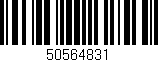 Código de barras (EAN, GTIN, SKU, ISBN): '50564831'