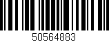 Código de barras (EAN, GTIN, SKU, ISBN): '50564883'