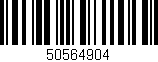 Código de barras (EAN, GTIN, SKU, ISBN): '50564904'