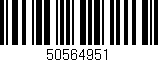 Código de barras (EAN, GTIN, SKU, ISBN): '50564951'