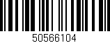 Código de barras (EAN, GTIN, SKU, ISBN): '50566104'