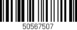 Código de barras (EAN, GTIN, SKU, ISBN): '50567507'