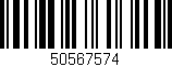 Código de barras (EAN, GTIN, SKU, ISBN): '50567574'