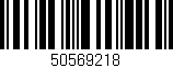 Código de barras (EAN, GTIN, SKU, ISBN): '50569218'
