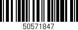 Código de barras (EAN, GTIN, SKU, ISBN): '50571847'