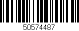Código de barras (EAN, GTIN, SKU, ISBN): '50574487'
