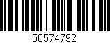 Código de barras (EAN, GTIN, SKU, ISBN): '50574792'