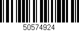 Código de barras (EAN, GTIN, SKU, ISBN): '50574924'