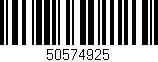 Código de barras (EAN, GTIN, SKU, ISBN): '50574925'