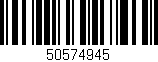 Código de barras (EAN, GTIN, SKU, ISBN): '50574945'