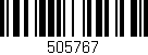 Código de barras (EAN, GTIN, SKU, ISBN): '505767'