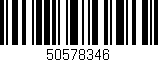 Código de barras (EAN, GTIN, SKU, ISBN): '50578346'