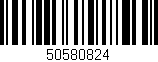 Código de barras (EAN, GTIN, SKU, ISBN): '50580824'