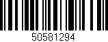 Código de barras (EAN, GTIN, SKU, ISBN): '50581294'