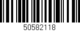 Código de barras (EAN, GTIN, SKU, ISBN): '50582118'