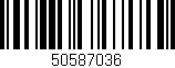 Código de barras (EAN, GTIN, SKU, ISBN): '50587036'