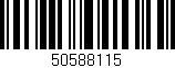 Código de barras (EAN, GTIN, SKU, ISBN): '50588115'