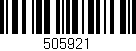 Código de barras (EAN, GTIN, SKU, ISBN): '505921'