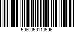 Código de barras (EAN, GTIN, SKU, ISBN): '5060053113596'