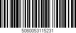 Código de barras (EAN, GTIN, SKU, ISBN): '5060053115231'