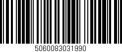 Código de barras (EAN, GTIN, SKU, ISBN): '5060083031990'