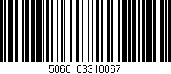 Código de barras (EAN, GTIN, SKU, ISBN): '5060103310067'