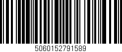 Código de barras (EAN, GTIN, SKU, ISBN): '5060152791589'