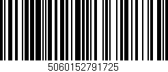 Código de barras (EAN, GTIN, SKU, ISBN): '5060152791725'