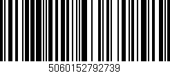 Código de barras (EAN, GTIN, SKU, ISBN): '5060152792739'