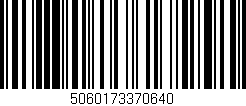 Código de barras (EAN, GTIN, SKU, ISBN): '5060173370640'