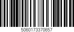 Código de barras (EAN, GTIN, SKU, ISBN): '5060173370657'