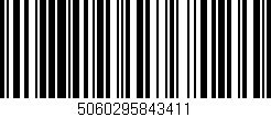 Código de barras (EAN, GTIN, SKU, ISBN): '5060295843411'