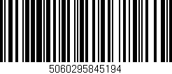 Código de barras (EAN, GTIN, SKU, ISBN): '5060295845194'