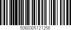 Código de barras (EAN, GTIN, SKU, ISBN): '5060305121256'