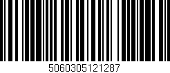 Código de barras (EAN, GTIN, SKU, ISBN): '5060305121287'