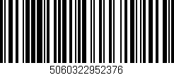 Código de barras (EAN, GTIN, SKU, ISBN): '5060322952376'