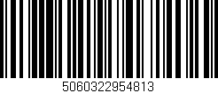 Código de barras (EAN, GTIN, SKU, ISBN): '5060322954813'