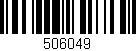 Código de barras (EAN, GTIN, SKU, ISBN): '506049'