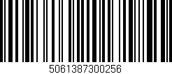 Código de barras (EAN, GTIN, SKU, ISBN): '5061387300256'