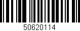Código de barras (EAN, GTIN, SKU, ISBN): '50620114'