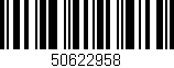 Código de barras (EAN, GTIN, SKU, ISBN): '50622958'