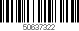 Código de barras (EAN, GTIN, SKU, ISBN): '50637322'