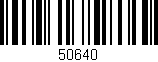 Código de barras (EAN, GTIN, SKU, ISBN): '50640'