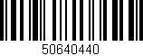Código de barras (EAN, GTIN, SKU, ISBN): '50640440'