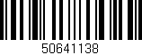 Código de barras (EAN, GTIN, SKU, ISBN): '50641138'
